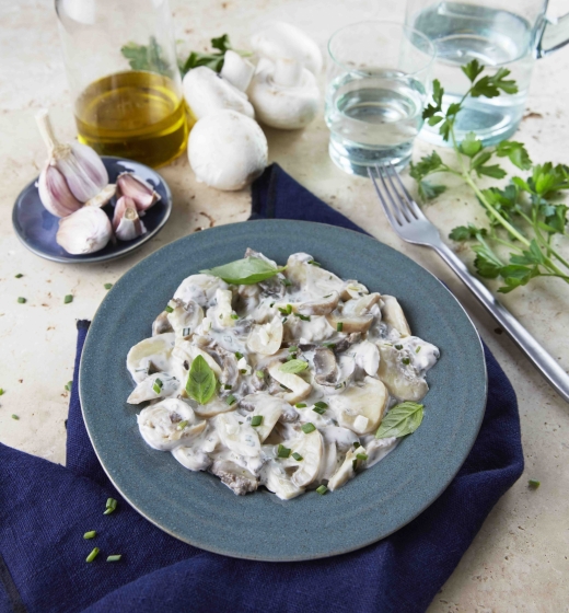 Champignons ail et fines herbes 