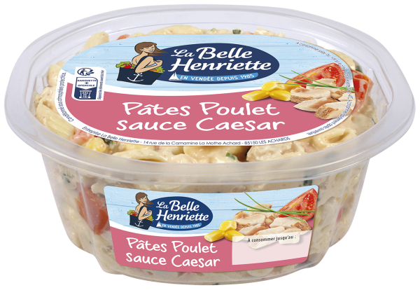 Pâtes poulet sauce Caesar 