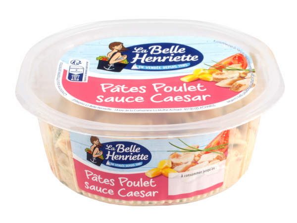 Pâtes poulet sauce Caesar 