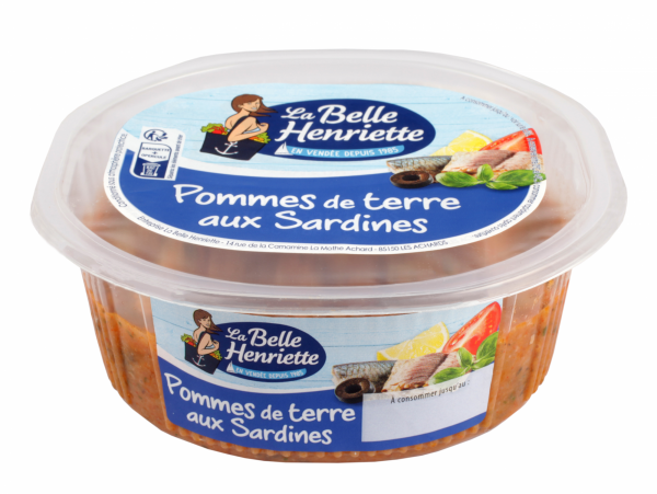 Salade de Pommes de terre aux sardines & tomates