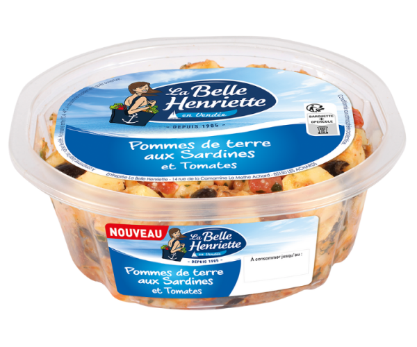 Salade de Pommes de terre aux sardines & tomates